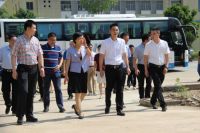 市人大常委会主任一行领导实地考察普森集成灶新园区