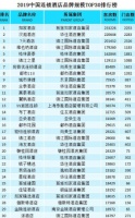 2019中国连锁酒店规模TOP30 亚朵位列15都市花园升至16
