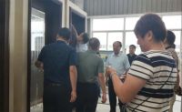 湖北省房协及相关企业莅临千川木门湖北生产基地调研