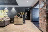 一统家居：这套“墙”混搭的135㎡美式复古，不常见但也美