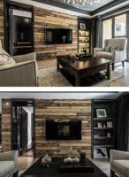 一统家居：这套“墙”混搭的135㎡美式复古，不常见但也美