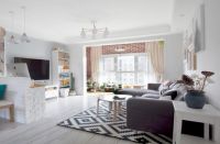 118㎡三居室，一统家具：这白色用的怎么这么样的美