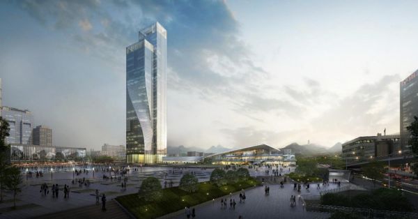 由韦业启设计的重庆高科集团有限公司办公项目