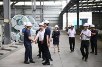 攀钢集团董事长段向东一行莅临和乐门业参观调研