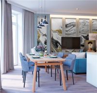 【领绣】当大理石纹与蓝色相遇 原来可以这样子