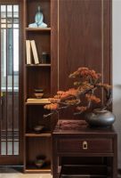 140㎡现代中式，尚欧国际家居：镂空隔断的“移步换景”有点酷