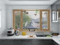 富贵花主题门窗，让窗户成为房间的眼睛