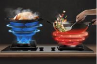 行业首款左右分区设计中式燃气灶，华帝鸳鸯灶量身定制