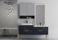 朵维诗卫浴实木浴室柜定制，追梦伟大时代智造新国货未来