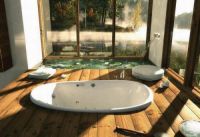 躺在浴缸里看海景是什么感觉？