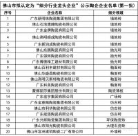广东31家、福建27家！陶瓷行业龙头企业获认定