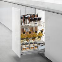 厨房收纳“扩容”只需三招，悍高黑钻系列厨房功能五金助你大展拳脚