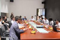 陕西省建材商会领导莅临安华卫浴参观交流