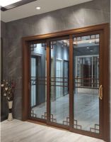 金亿世家门窗推出窄边三轨联动推拉门