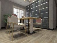 简于形 奢于心，橡木地板打造轻奢客厅