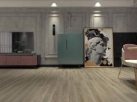 简于形 奢于心，橡木地板打造轻奢客厅