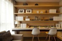 装修美图 | 华润橡树湾 124 平米现代风格原木生活-现代风格 (3)张