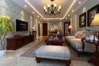 装修美图 | 将府家园 91 平米美式风格12万打造将府家园91㎡二居 (3)张