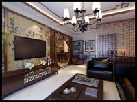 装修美图 | 荣盛兰亭苑 165 平米新中式风格兰亭苑 (3)张