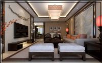 装修美图 | 保利温泉新城 130 平米新中式风格古韵新时尚-现代中式之雅 (4)张