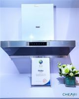 烟机用久了油污多清洗难"好产品"海尔油烟机12年免清洗