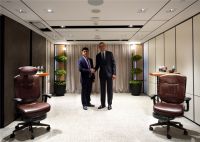 美国前总统奥巴马会见重庆高田工贸董事长谭干荣