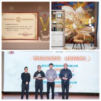 VISA墙布荣获“中国墙布行业十大品牌”、“世纪金壁奖