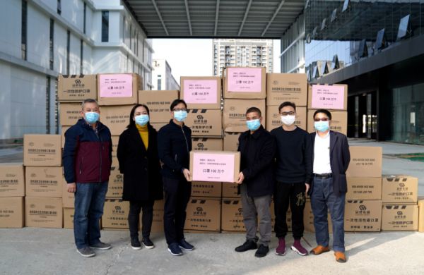 抗击新冠肺炎 慕思向东莞地区捐赠100万个一次性口罩