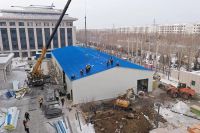 东方雨虹紧急驰援黑龙江“小汤山”项目建设