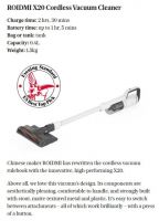 昔日王者戴森败落，睿米再度扛起吸尘器国货大旗，海外疯狂圈粉