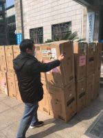 和也百万抗疫物资到达武汉的医院了！