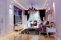 家居美图 | 国风美唐 86 平米现代风格视觉慰藉之“柔美雅致” (5)张