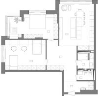 Polotno公寓，洁白的“画布”需要生活来丰富