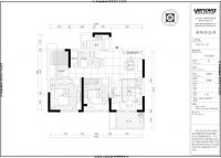 装修美图 | 中海国际社区橙郡 86 平米现代风格且听风吟 (4)张