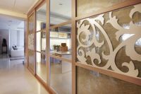 玻璃移门客厅穿透感