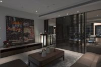 玻璃移门客厅穿透感