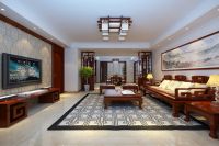 家居美图 | 中铁汇苑 187 平米新中式风格中式古典的爱家新居 (8)张