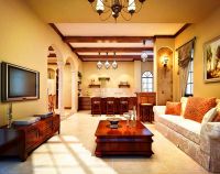 设计案例 | 康桥圣菲 450 平米其他浓情地中海 (10)张