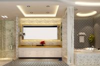 装修美图 | 山水文园 260 平米现代风格舒适、时尚 (5)张