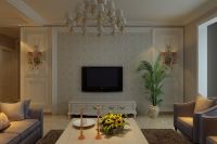 装修美图 | 汉峪小区 140 平米美式风格清新简欧 (6)张