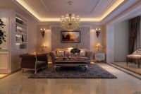 装修美图 | 金邸山庄 180 平米美式风格梦中巴黎 (7)张