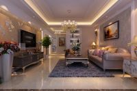 装修美图 | 金邸山庄 180 平米美式风格梦中巴黎 (7)张