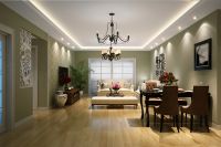 装修美图 | 银城千花溪 123 平米新古典风格银城千花溪——现代简约生活 (4)张