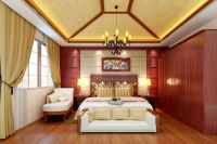 装修美图 | 万科青青家园 260 平米新古典风格万马奔腾 (6)张