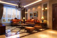 装修美图 | 首开国风上观 140 平米新古典风格优雅新古典 (5)张