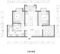 装修美图 | 首开国风上观 123 平米现代风格浪漫简约 (4)张