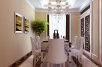 设计案例 | 影人四季 130 平米新古典风格惬意的古典风 (5)张