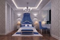 设计案例 | 影人四季 130 平米新古典风格惬意的古典风 (5)张