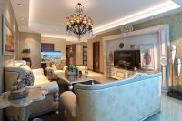 装修美图 | 山水蓝维 150 平米现代风格简约与欧式的结合 (3)张