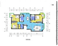 装修美图 | 山水蓝维 150 平米现代风格简约与欧式的结合 (3)张